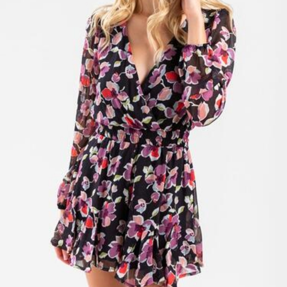 Francesca floral romper